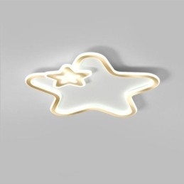 Luminária de teto Creative Star embutida Golden Star