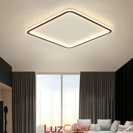 Luminária de teto embutida ultrafina, moderna e minimalista, embutida Luminária de teto embutida ultrafina, moderna e minimalista, embutida