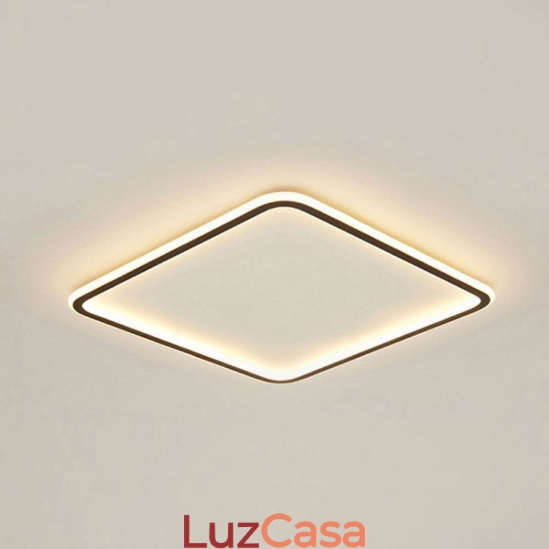 Luminária de teto embutida ultrafina, moderna e minimalista, embutida