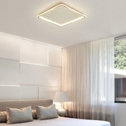 Luminária de teto embutida ultrafina, moderna e minimalista, embutida