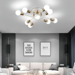Simples Magic Beans Flush Mount Cruzado Luz de Teto