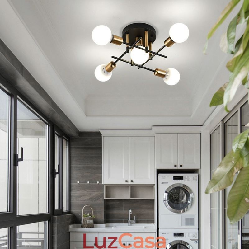 Simples Magic Beans Flush Mount Cruzado Luz de Teto