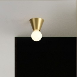 Luminária de teto embutida em latão nórdico Mini