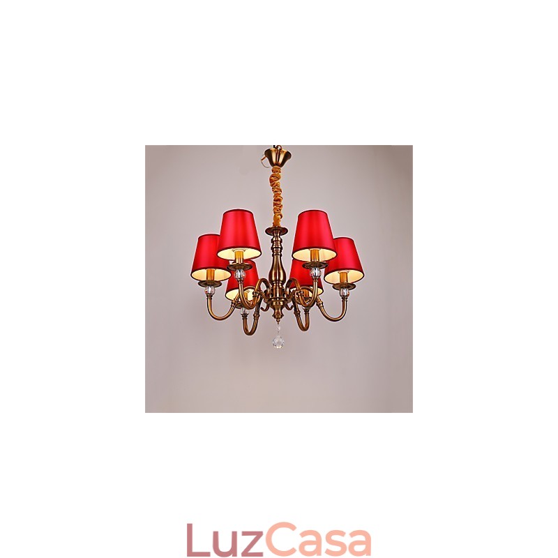 Lustre Moderno Contemporâneo Metal