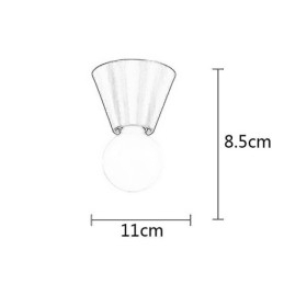 Luminária de teto embutida em latão nórdico Mini