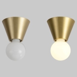 Luminária de teto embutida em latão nórdico Mini