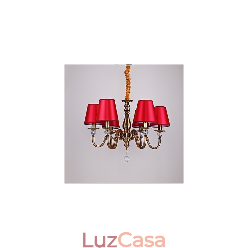 Lustre Moderno Contemporâneo Metal