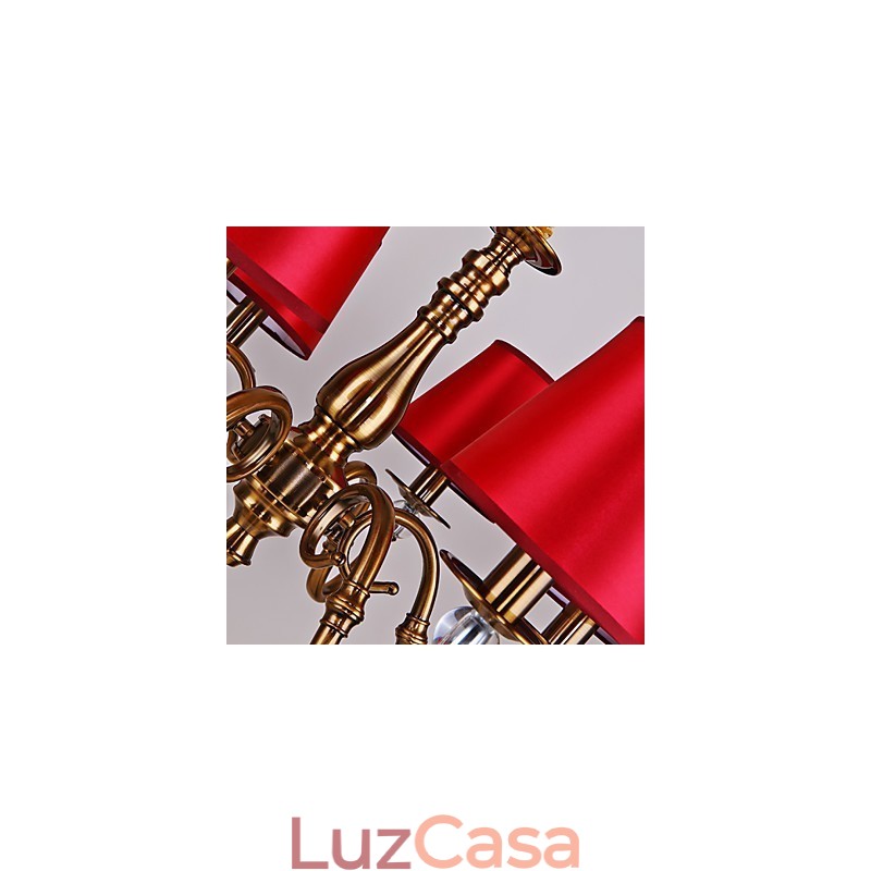 Lustre Moderno Contemporâneo Metal
