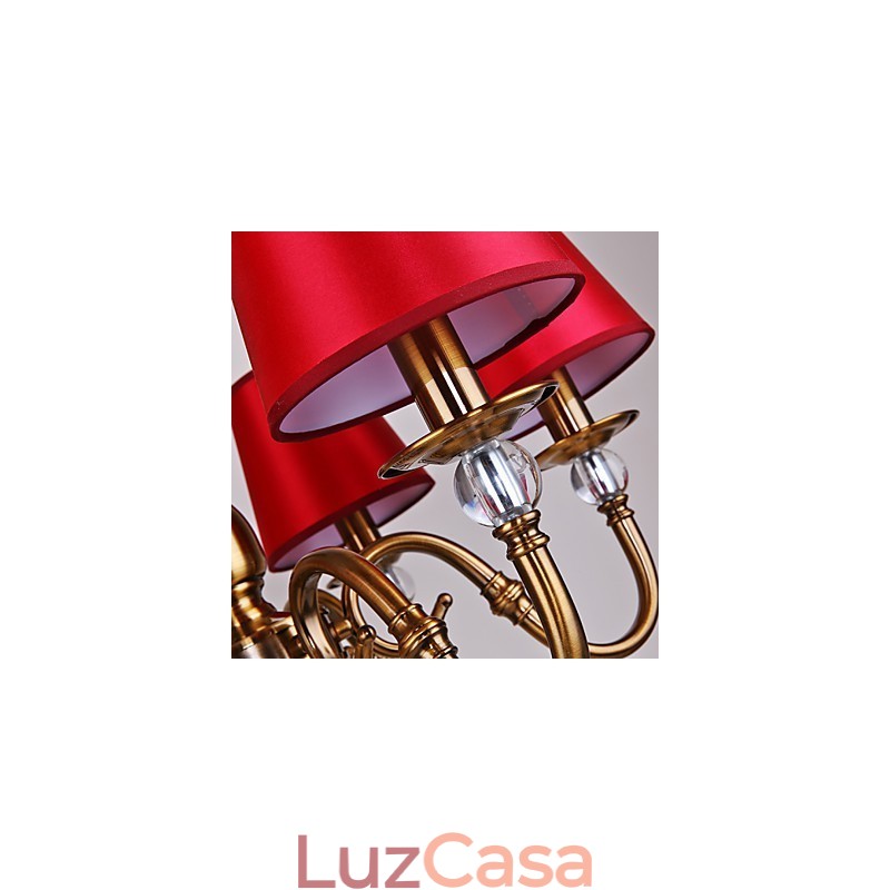 Lustre Moderno Contemporâneo Metal