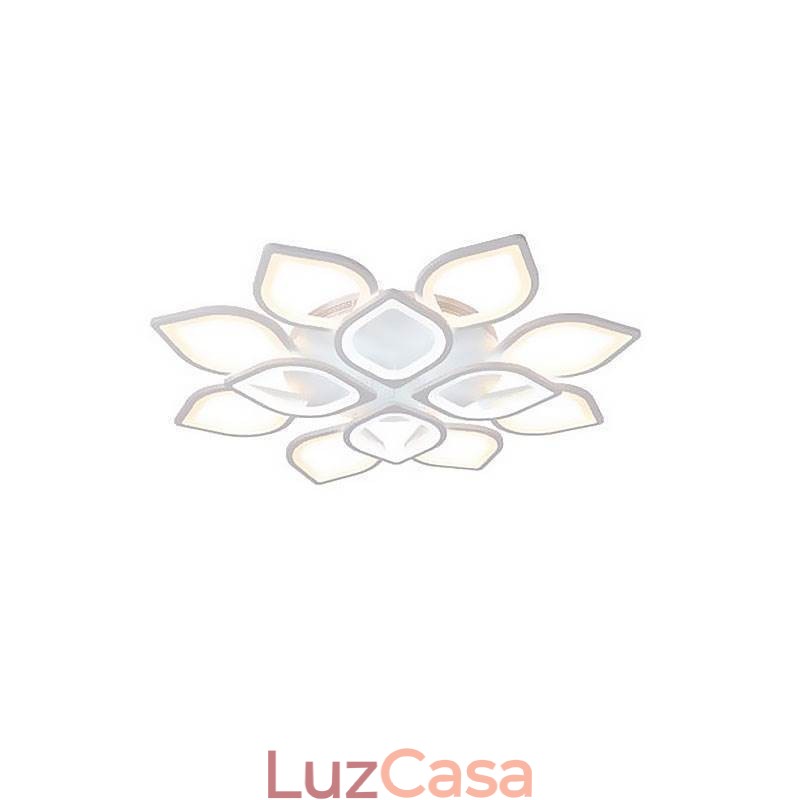 Luminária de teto em acrílico moderna e simples com pétala embutida