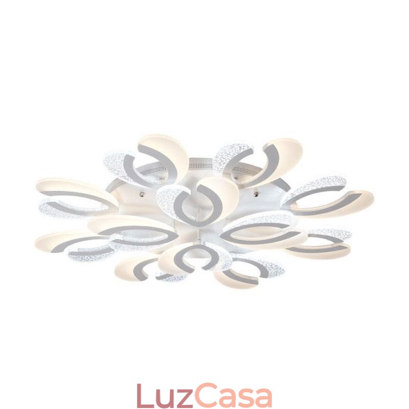 Luminária de teto em acrílico em formato de coração, moderna e simples, embutida