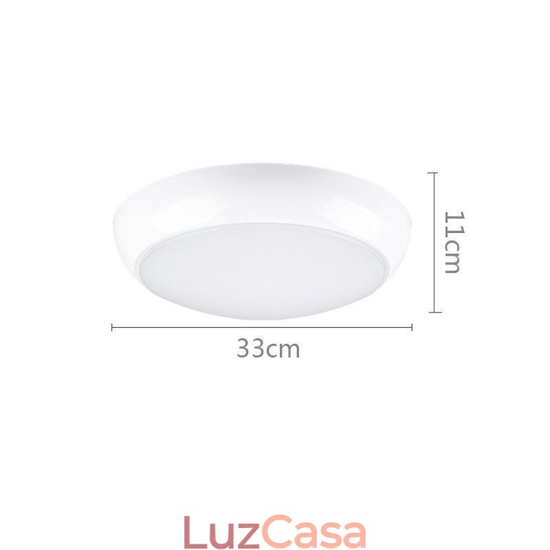 Luminária de teto redonda criativa embutida para iluminação doméstica