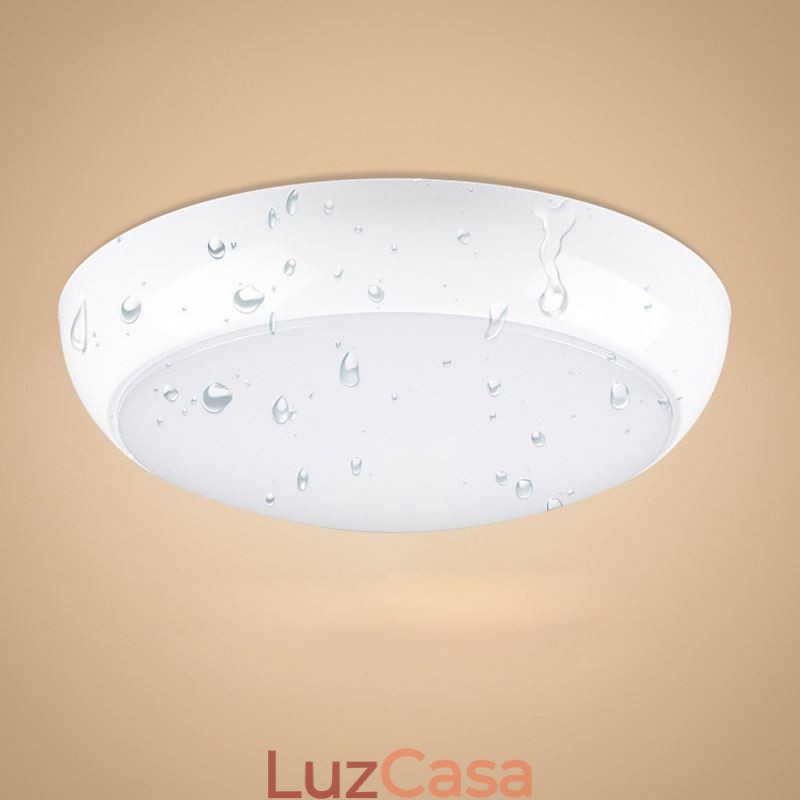 Luminária de teto redonda criativa embutida para iluminação doméstica