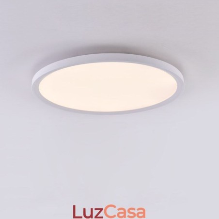 Luminária de teto superfina de montagem embutida redonda nórdica, lâmpada redonda de alumínio, iluminação