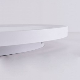 Luminária de teto superfina de montagem embutida redonda nórdica, lâmpada redonda de alumínio, iluminação