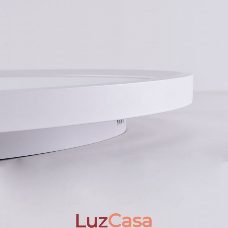 Luminária de teto superfina de montagem embutida redonda nórdica, lâmpada redonda de alumínio, iluminação