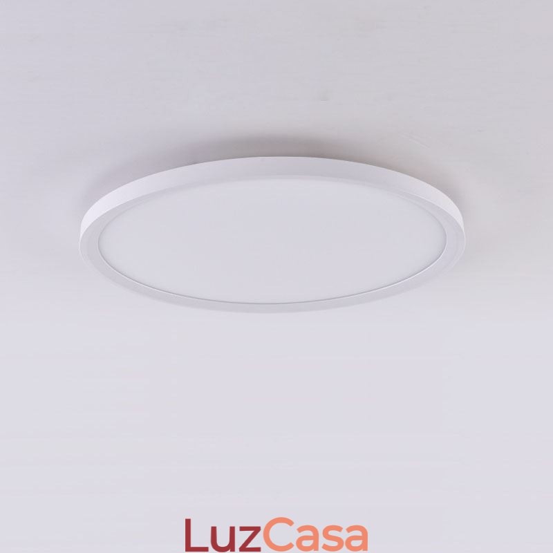 Luminária de teto superfina de montagem embutida redonda nórdica, lâmpada redonda de alumínio, iluminação