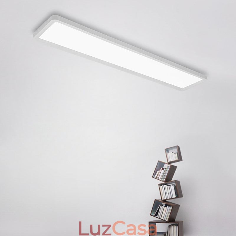 Painel Flush Mount Nordic Super Thin Retângulo Luz de Teto Iluminação Doméstica Luz