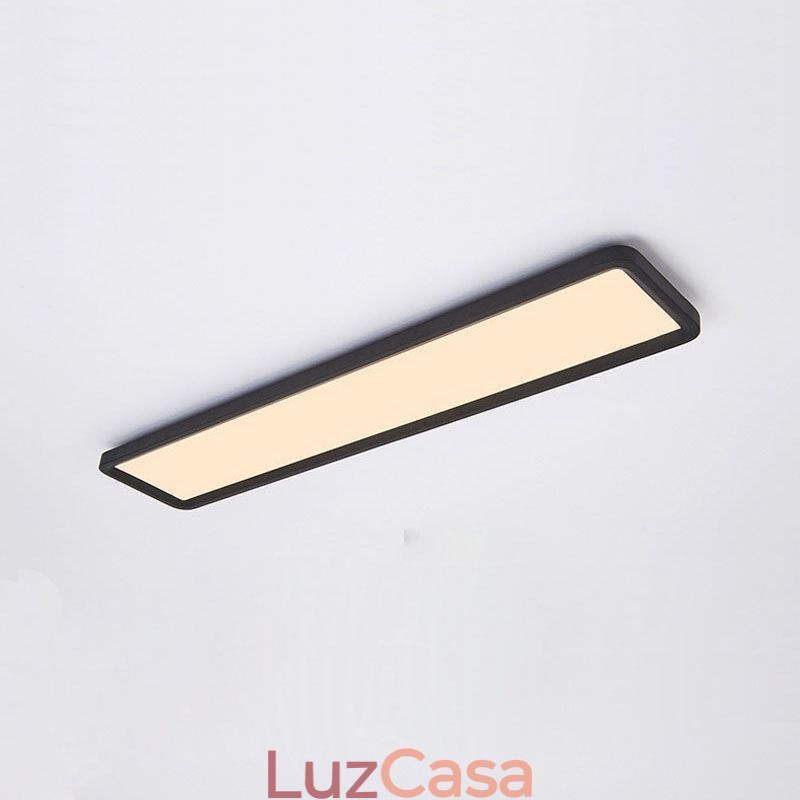Painel Flush Mount Nordic Super Thin Retângulo Luz de Teto Iluminação Doméstica Luz