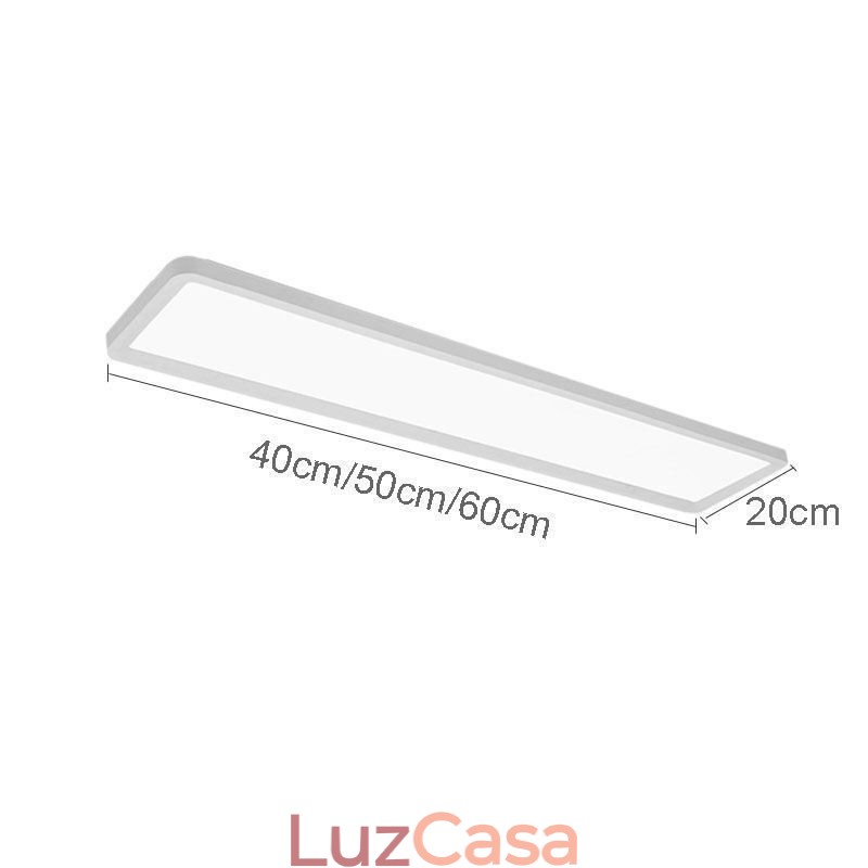 Painel Flush Mount Nordic Super Thin Retângulo Luz de Teto Iluminação Doméstica Luz