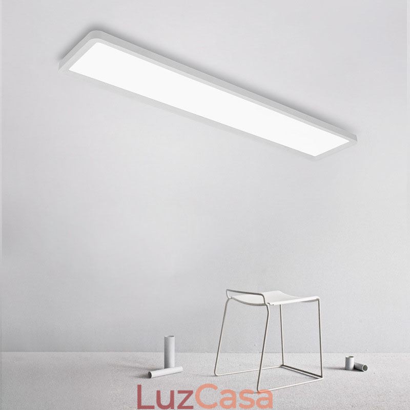 Painel Flush Mount Nordic Super Thin Retângulo Luz de Teto Iluminação Doméstica Luz