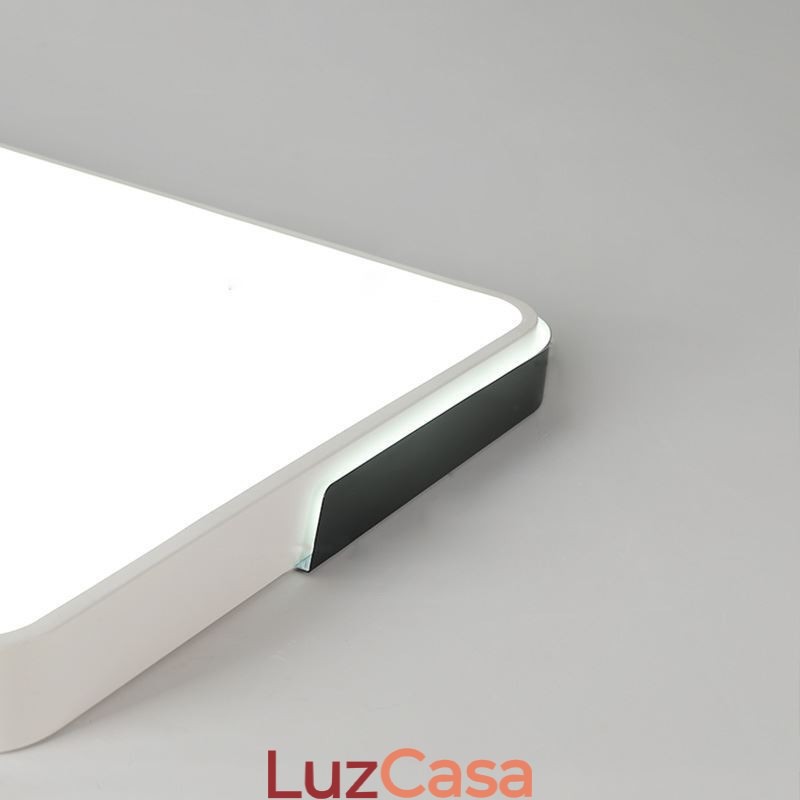 Luminária de teto circular moderna e simples embutida