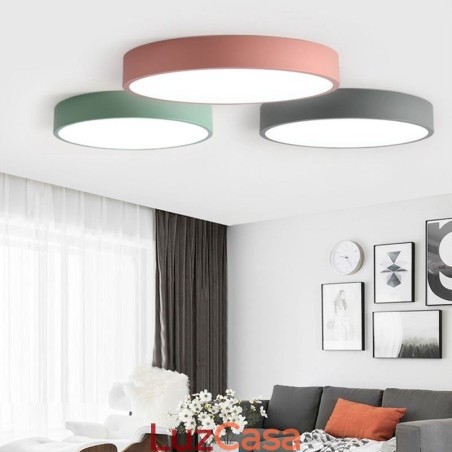 Luminária de teto redonda moderna embutida ultrafina para iluminação doméstica Luminária de teto redonda moderna embutida ultrafina para iluminação doméstica
