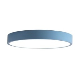 Luminária de teto ultrafina contemporânea embutida, luminária redonda