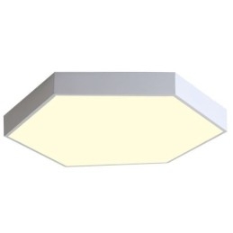 Luminária de teto hexagonal embutida simples contemporânea