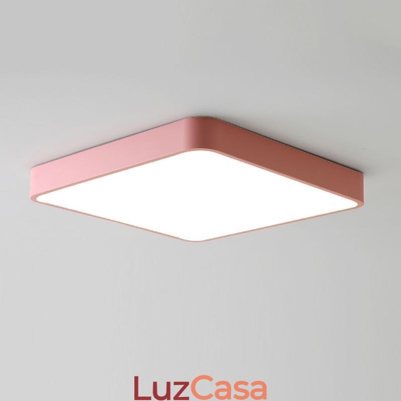 Simlpe Flush Mount Fino Quadrado Luz de Teto Economia de Energia