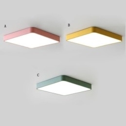 Simlpe Flush Mount Fino Quadrado Luz de Teto Economia de Energia