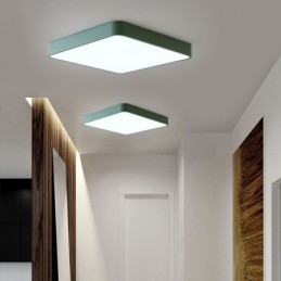 Simlpe Flush Mount Fino Quadrado Luz de Teto Economia de Energia