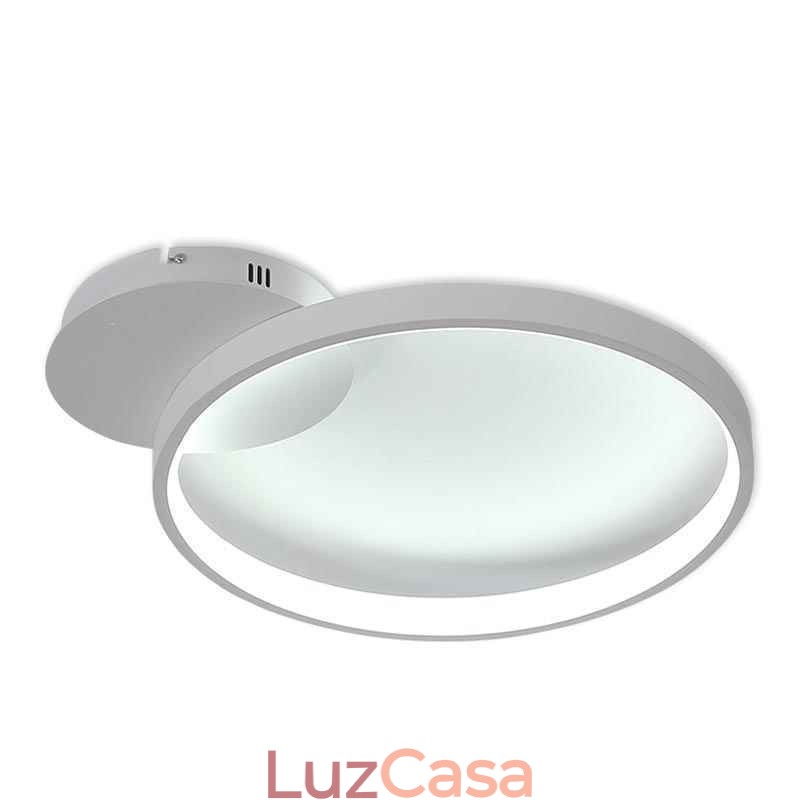 Luminária de teto circular embutida estilo nórdico