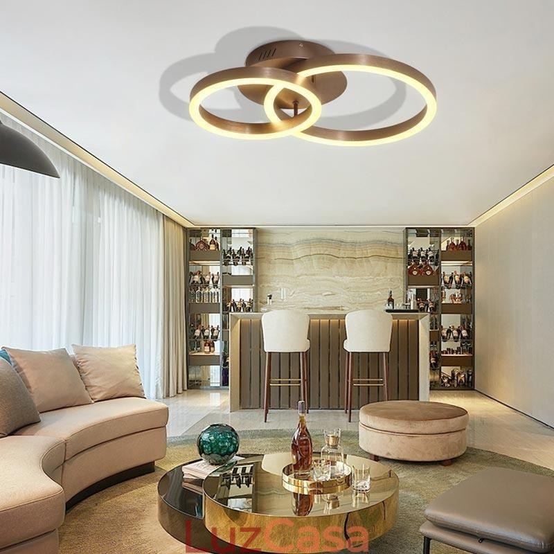 Moderno Simples Flush Mount Criativo Luz de Teto Iluminação Quente Luz