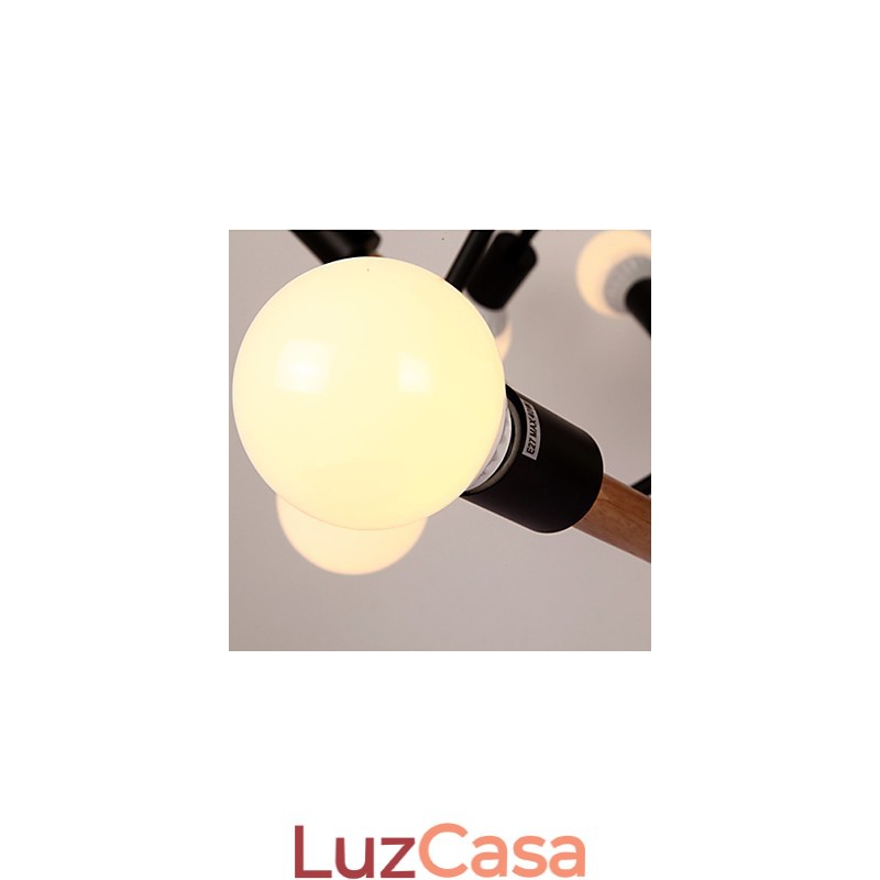 Lustre Mini Estilo Moderno Contemporâneo Metal