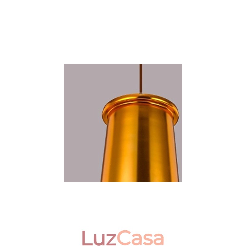 Lustre Mini Estilo Moderno Contemporâneo Metal