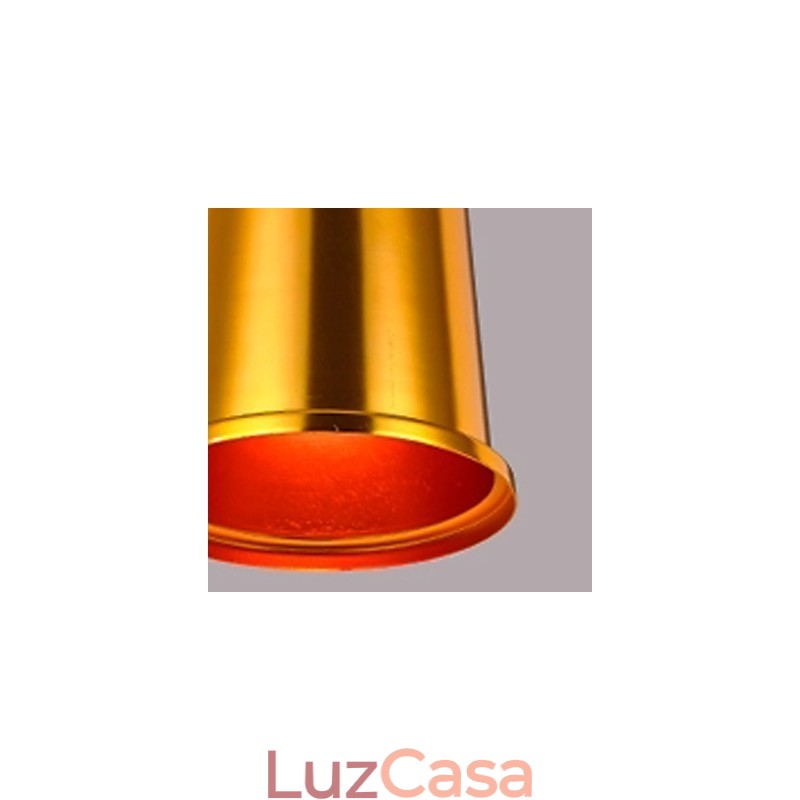 Lustre Mini Estilo Moderno Contemporâneo Metal