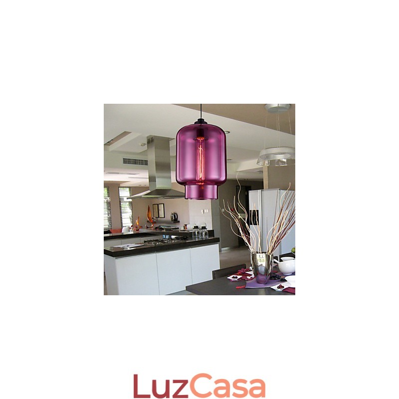 Lustre Mini Estilo Moderno Contemporâneo Vidro