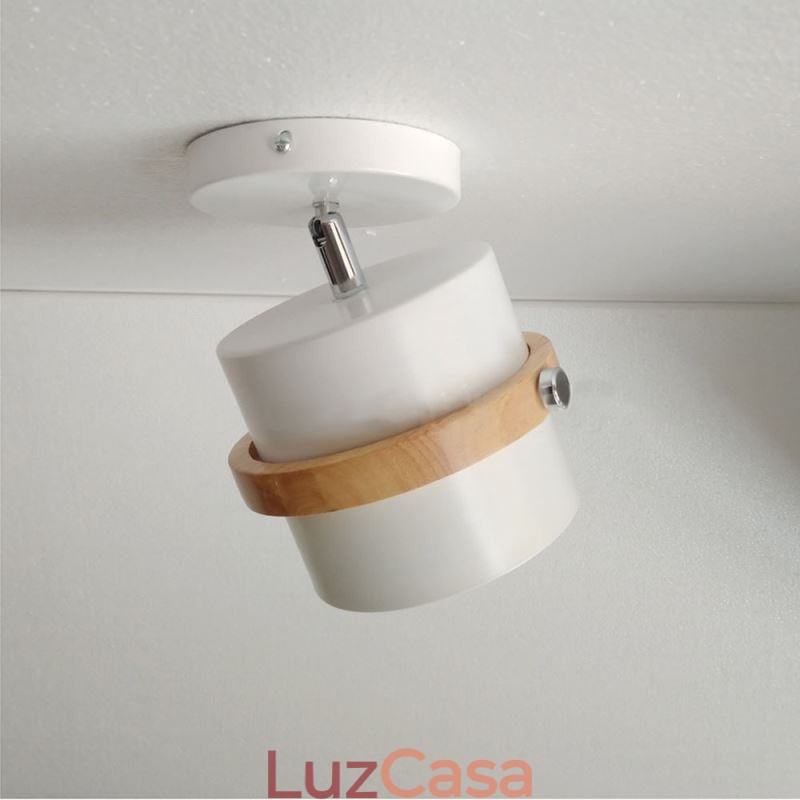 Redondo Macaron Spotlight Cromático Luz de Teto (Luz Única)