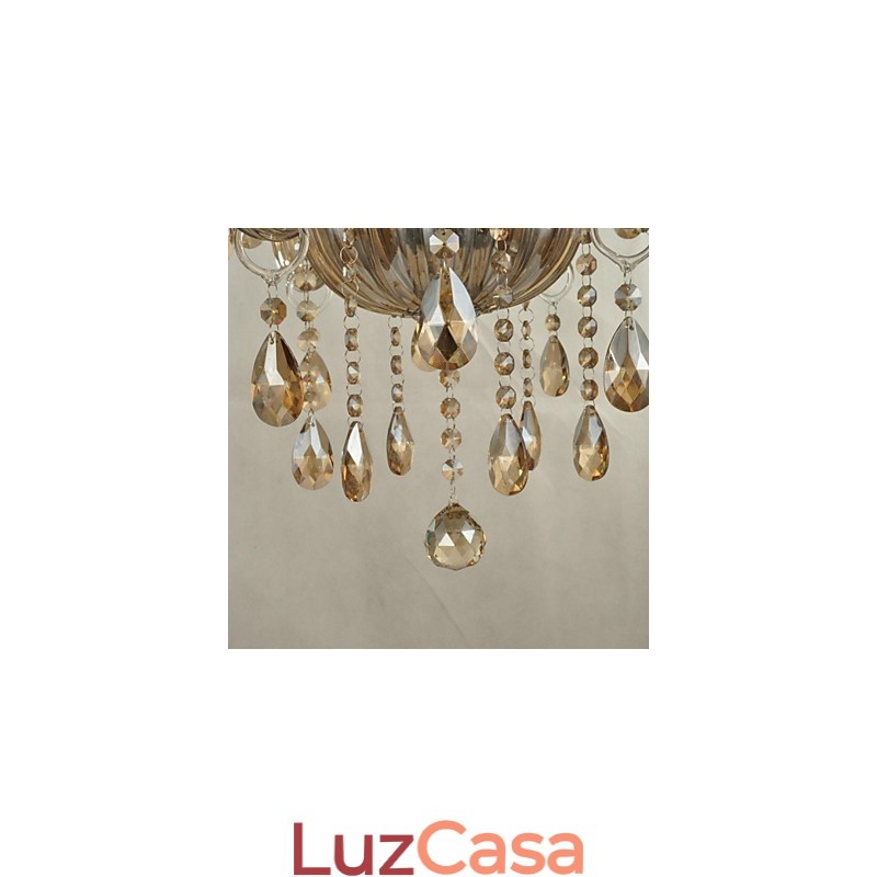 Lustre de cristal moderno e contemporâneo