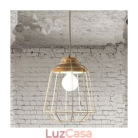 Iluminação de lustre de metal C Simples Iluminação de lustre de metal C Simples