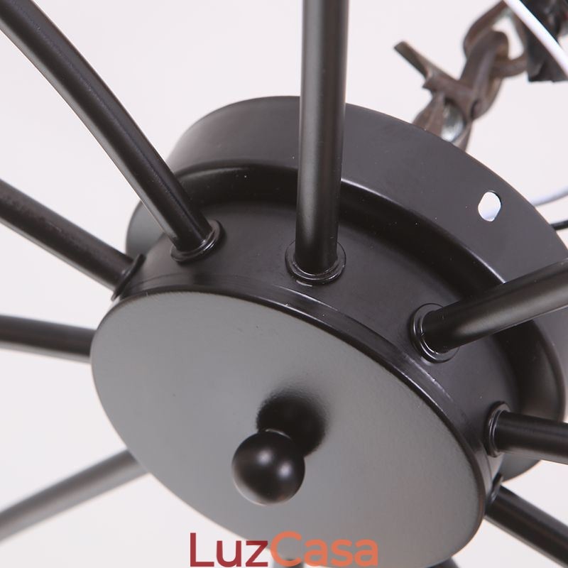 Luminária de teto Spider, luminária de jantar antiga, clássica, embutida, 8 10 braços