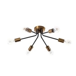 Lustre Sputnik 6 luzes semi embutidas luminária de teto