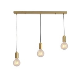 Nordic Brass 3 Pendant Cluster Light Island Luminária criativa minimalista
