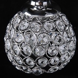 Lustre de Cristal Moderno Contemporâneo Metal
