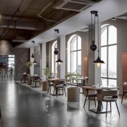 Luminária pendente de polia de fazenda industrial com design retrátil e altura ajustável