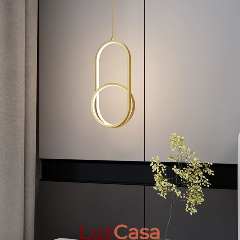 Luminária pendente moderna e criativa