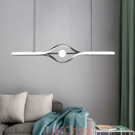 Luminária pendente linear moderna com tira longa Luminária pendente linear moderna com tira longa