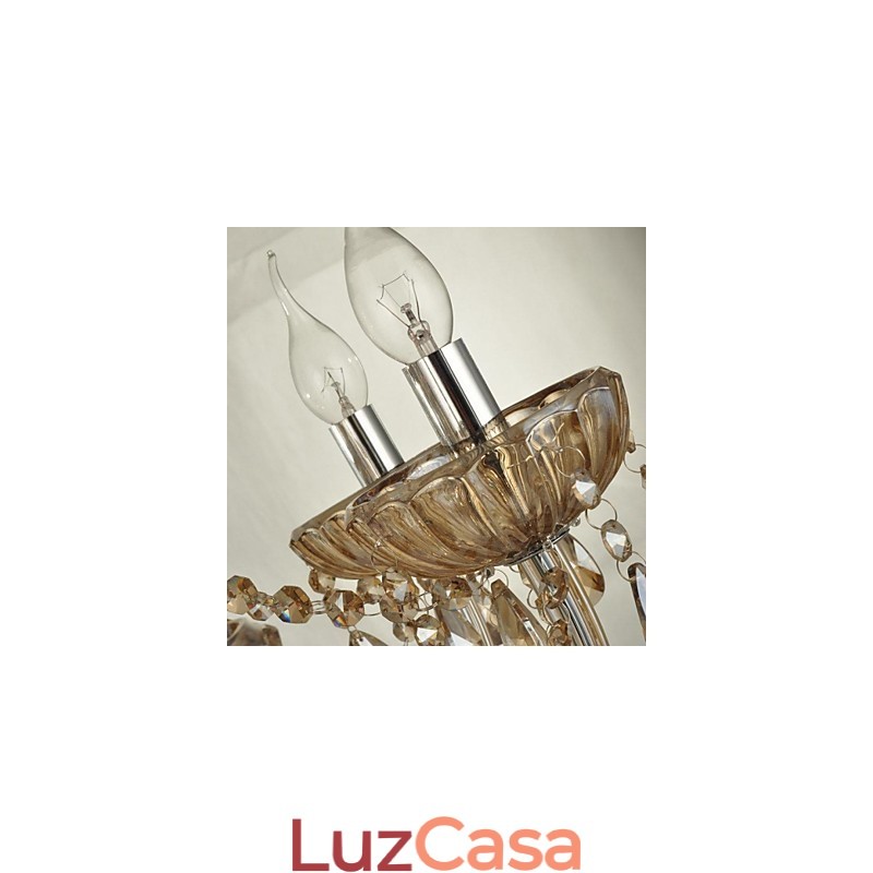Lustre de cristal moderno e contemporâneo