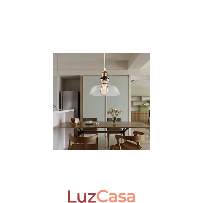 Lustre de metal estilo mini contemporâneo moderno